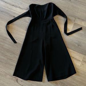 Elizabeth & James - Size 2 - Sleeveless Romper w/ Tie Back, Pockets & Wide Leg